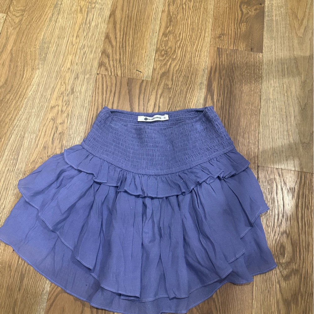 The Impeccable Pig Lavender Ruffled Skort